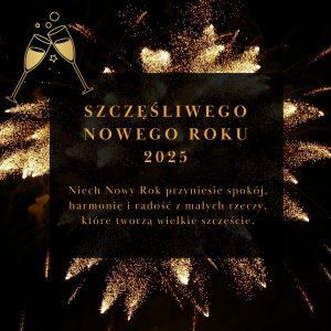 Black and Gold Celebration New Year 2023 Greeting Card